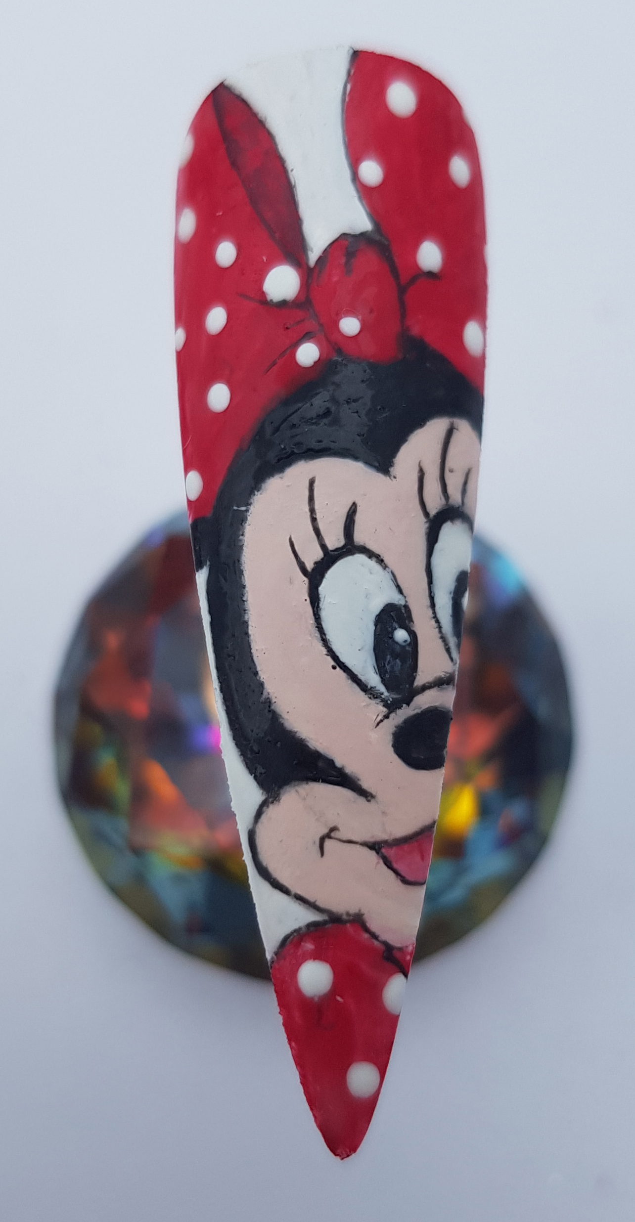 Marie-Louise Coster Minnie Mouse Nail Art