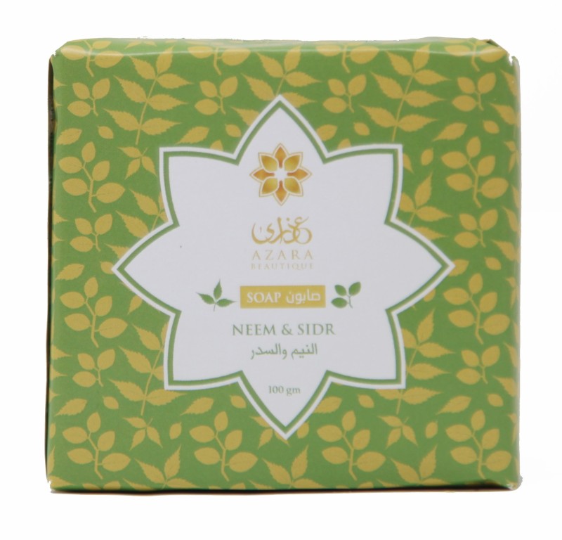 Azara Beautique's Neem and Sidr soap